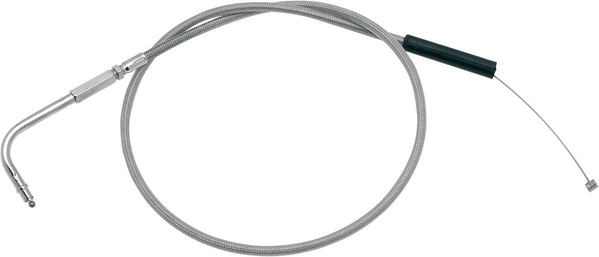 Armor Coat Stainless Steel Throttle/Idle Cable Silver