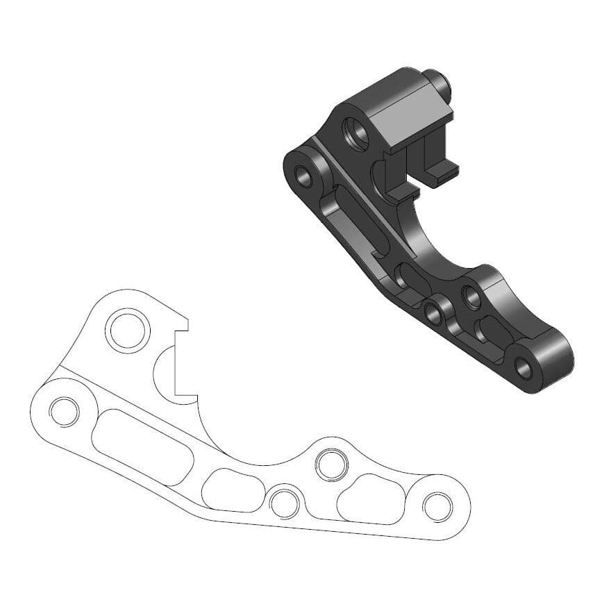 Suport de repoziționare pentru etrier OEM
