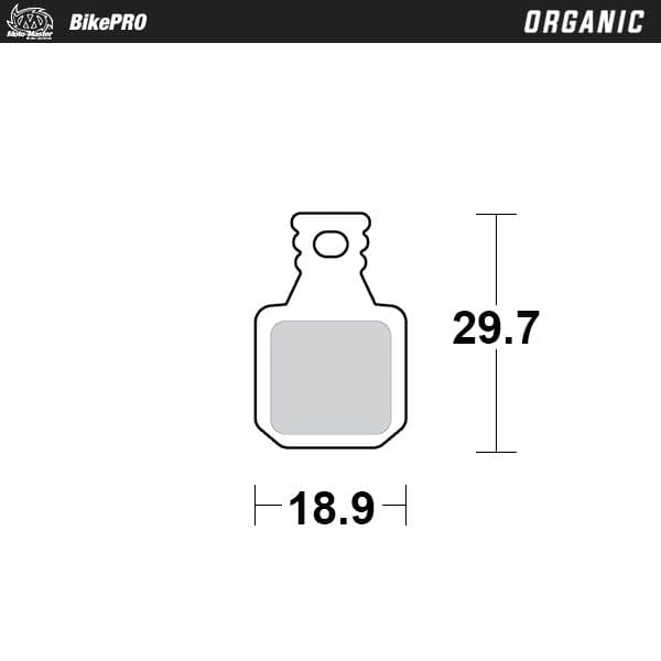 Plăcuță de frână organică