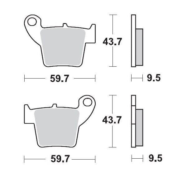 Racing GP SinterPRO Offroad Brake Pads