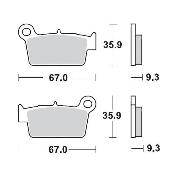 Racing GP SinterPRO Offroad Brake Pads
