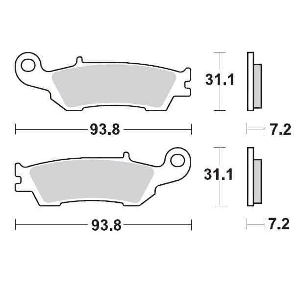 Racing GP SinterPRO Offroad Brake Pads