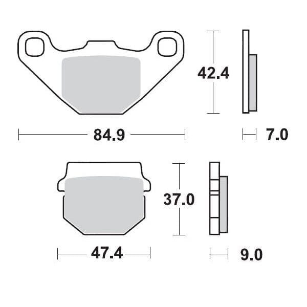 Racing GP SinterPRO Offroad Brake Pads