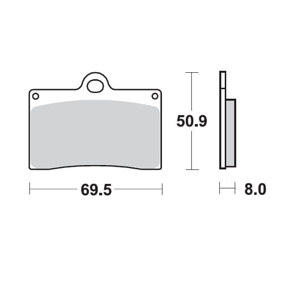 Racing GP SinterPRO Offroad Brake Pads