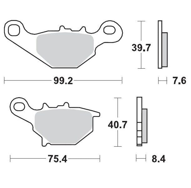 Racing GP SinterPRO Offroad Brake Pads