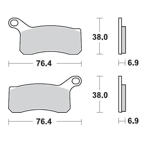 Racing Brake Pads ATV