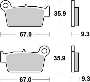 Nitro Brake Pads