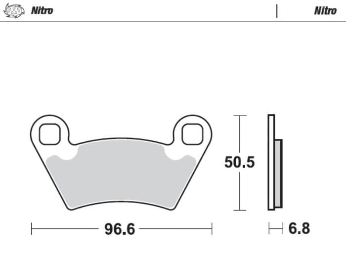 Nitro ATV Brake Pads
