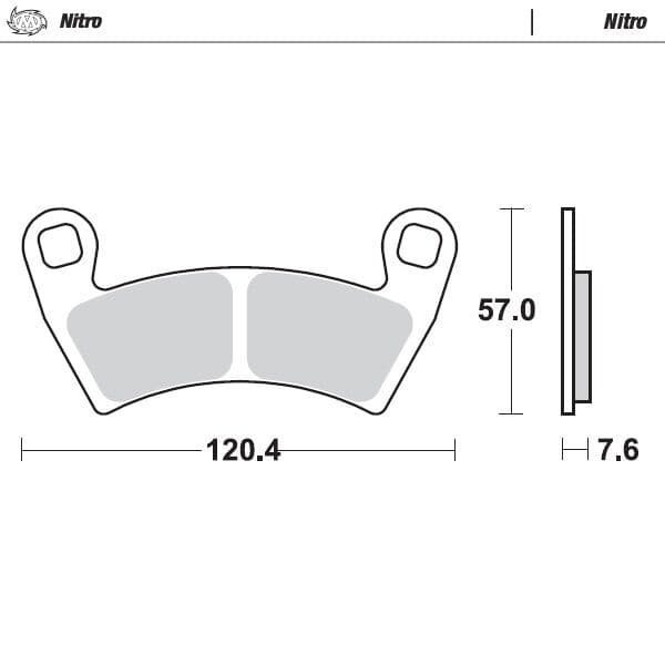 Nitro ATV Brake Pads