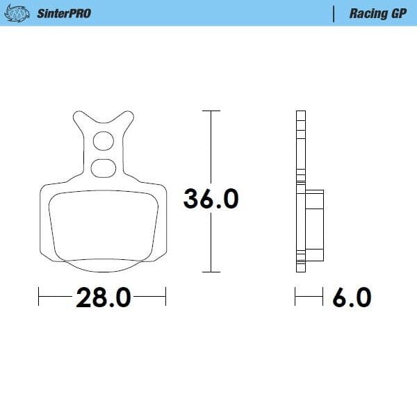 Racing GP SinterPRO Offroad Brake Pads