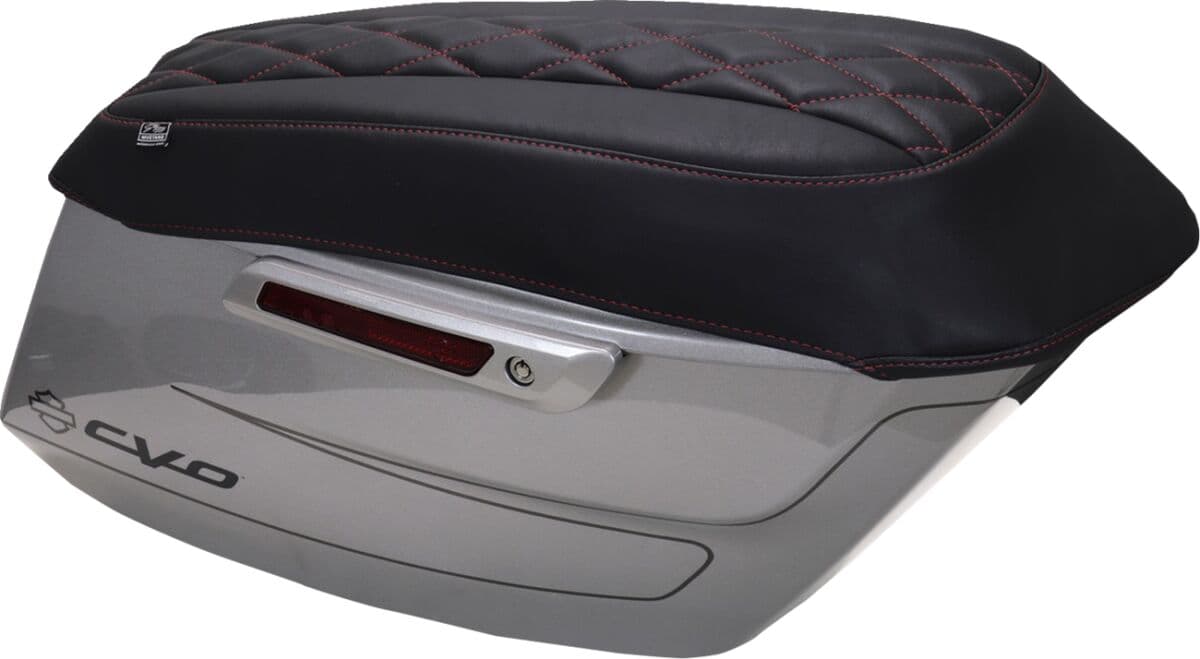 Deluxe Diamond Saddlebag Lid Covers