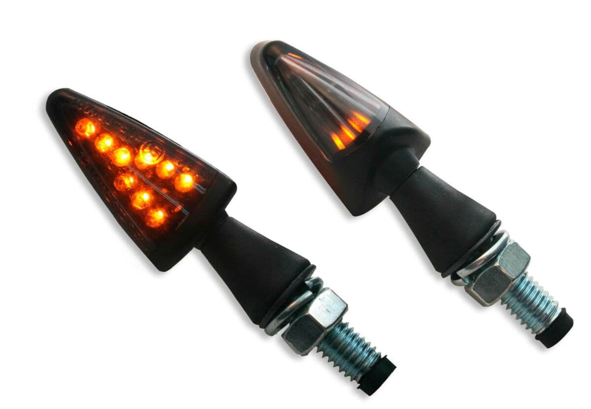 Universal E-Marked LED Indicator with Rubber Stem