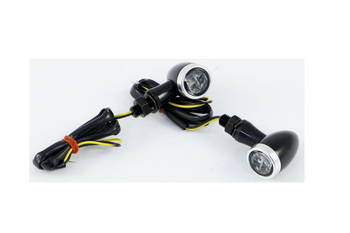 LED Bullet Turn Signal Lights with Rings