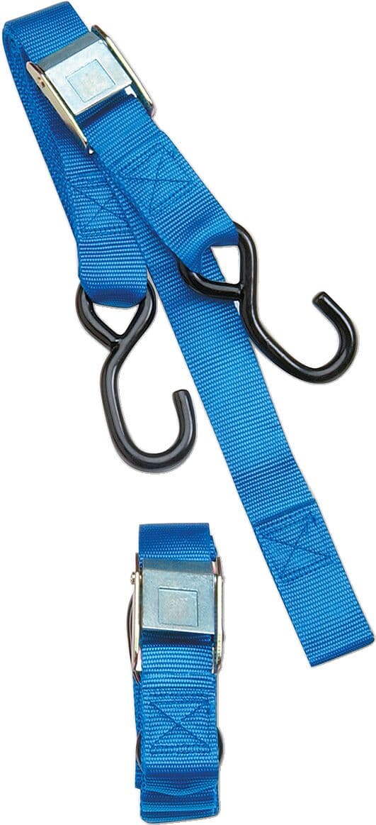 1" Heavy-Duty Cam Buckle Tie-Downs with Built-In Assist