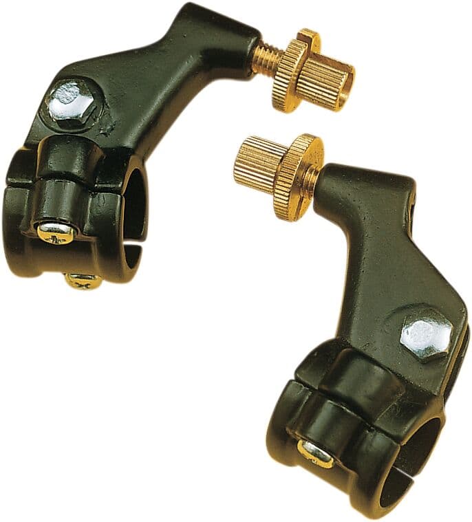Two-Piece Black Lever Holder