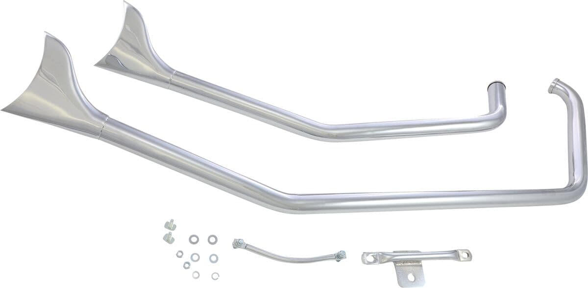 1-3/4" Upsweep Fishtail Drag Pipes