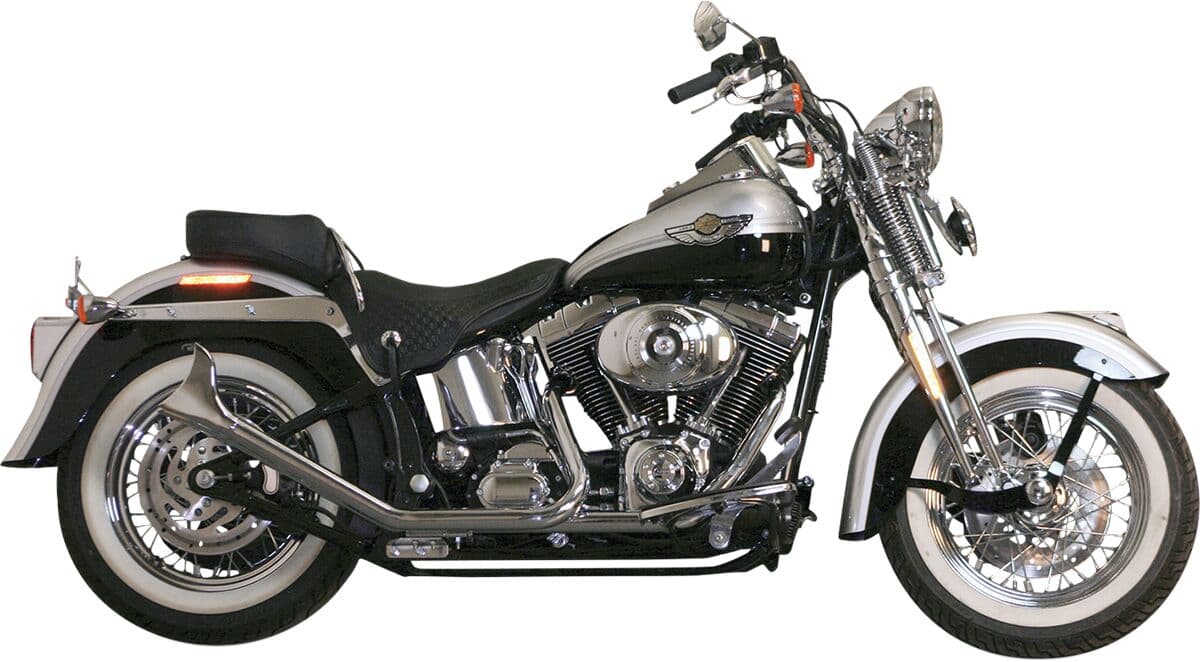 1-3/4" “Side by Side” Upsweep Fishtail Exhaust System