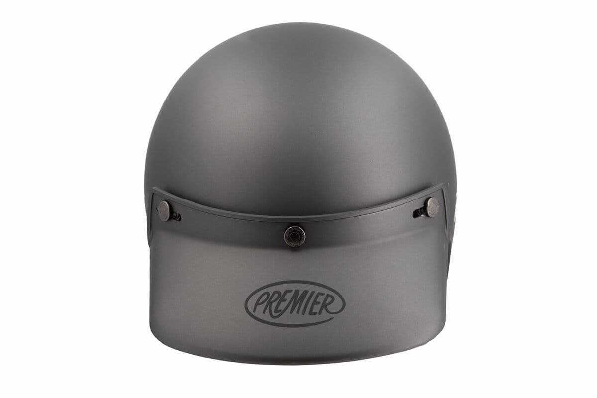 Jet Classic Off-road Helmet Peak Gray