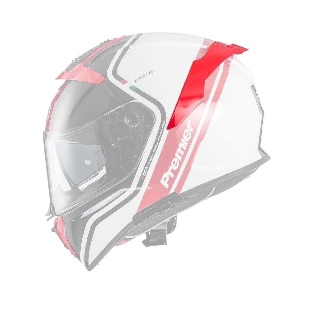 Devil Helmet Spoiler Red