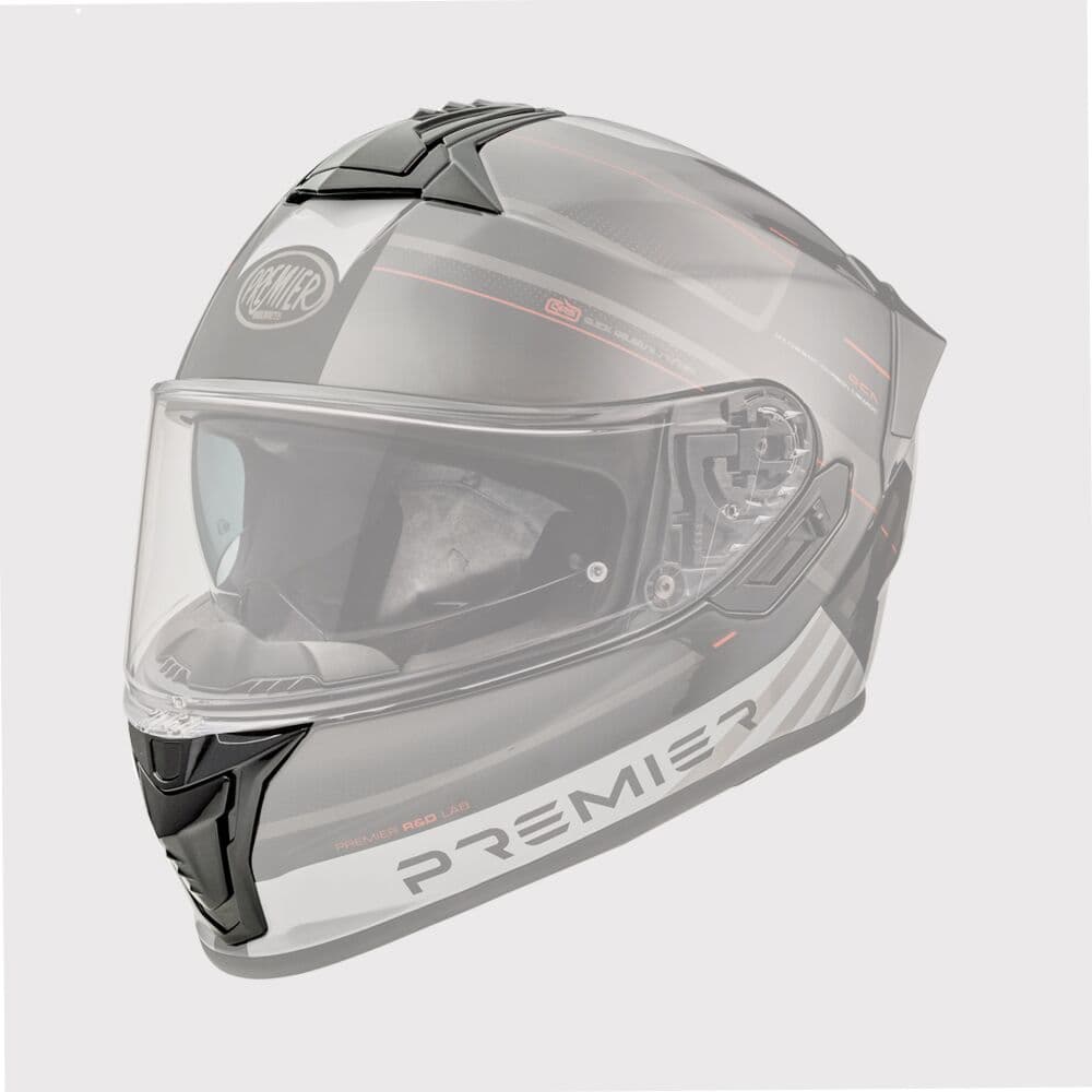 Evoluzione Helmet Vent Kit Black