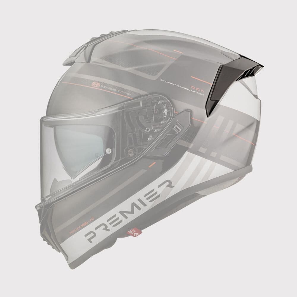Evoluzione Helmet Spoiler Black