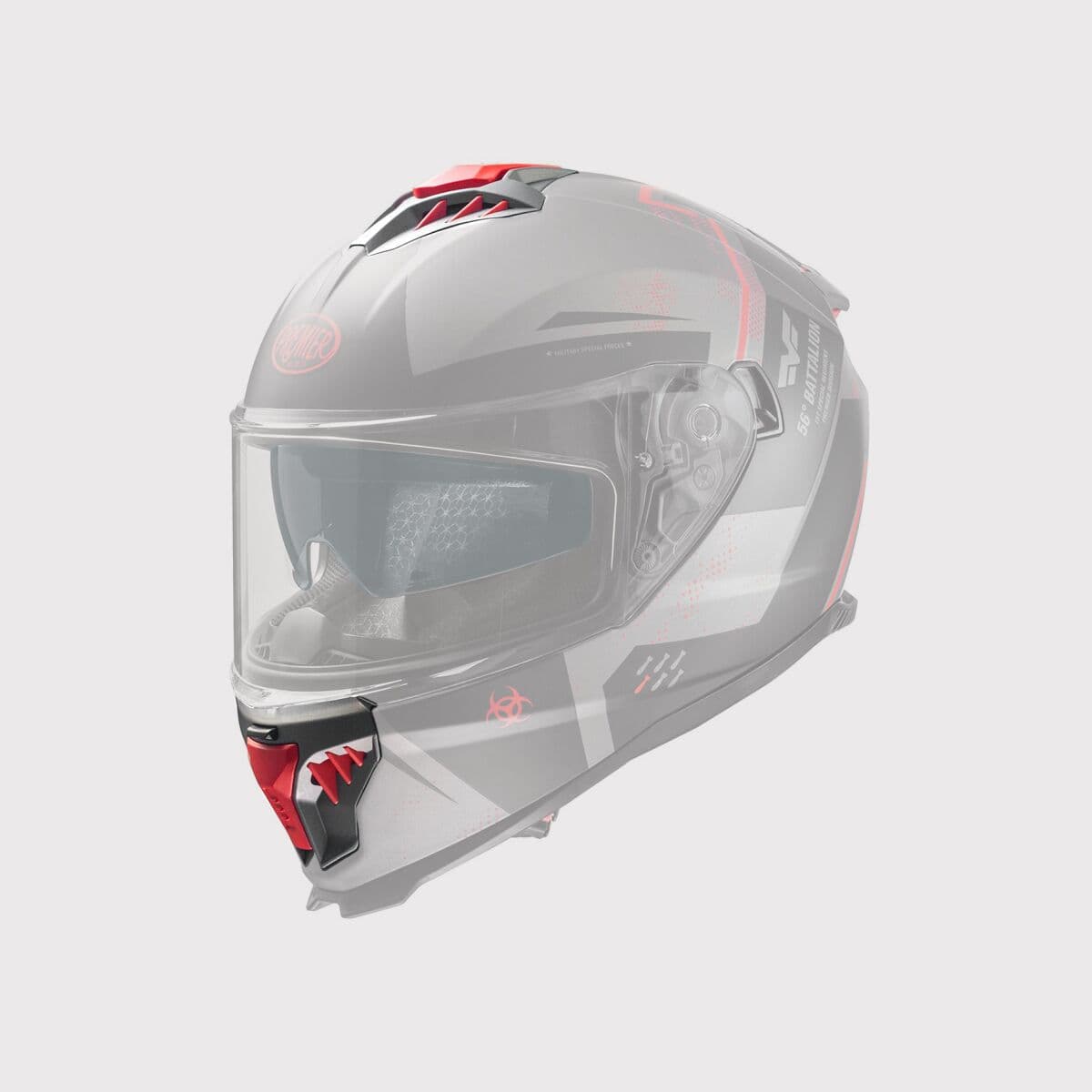 Typhoon Helmet Vent Kit Gray