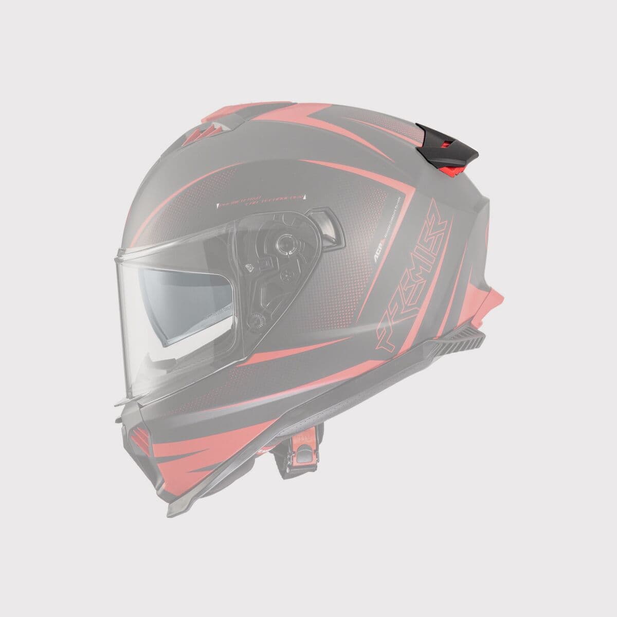Typhoon Helmet Spoiler Black