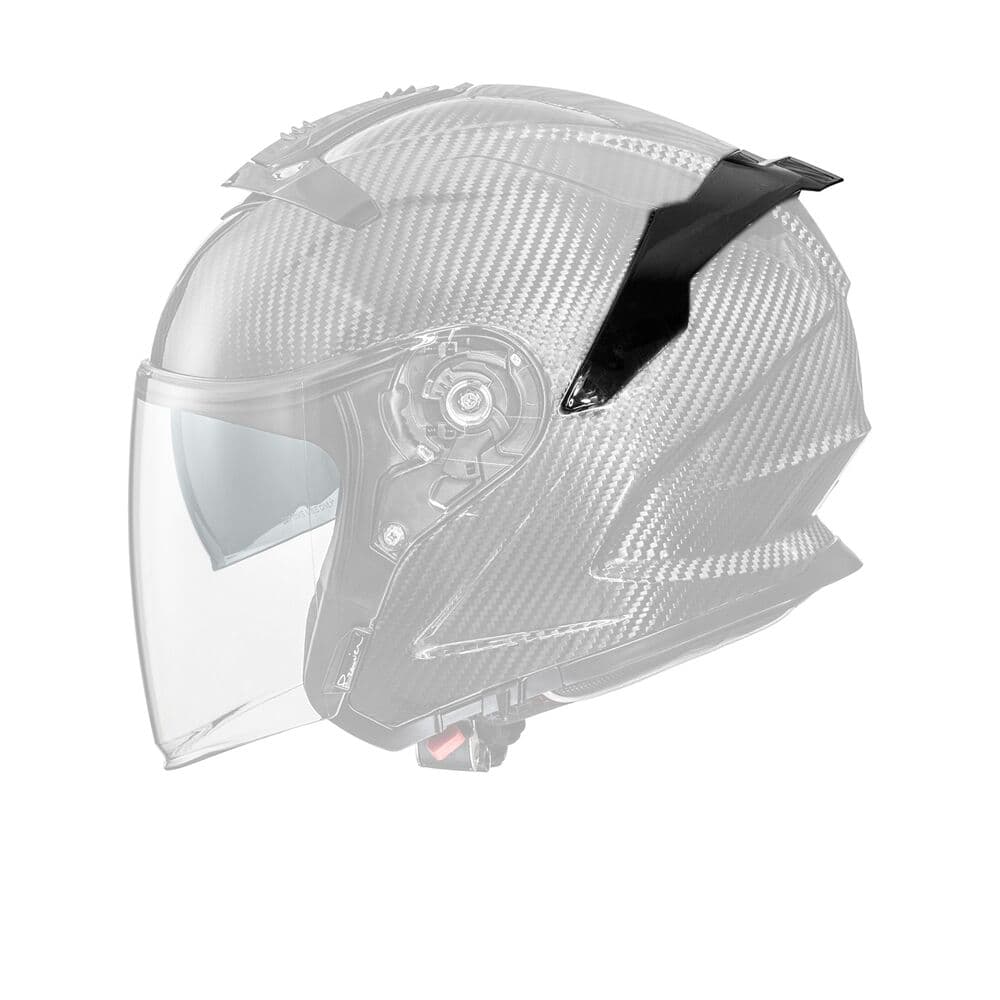 JT5 Carbon Helmet Spoiler Black
