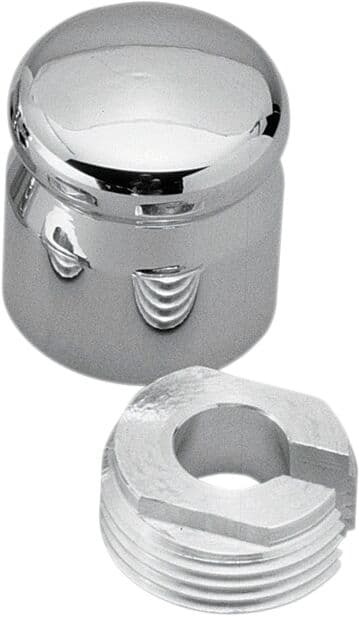Chrome Billet Choke Cable Knob Cover