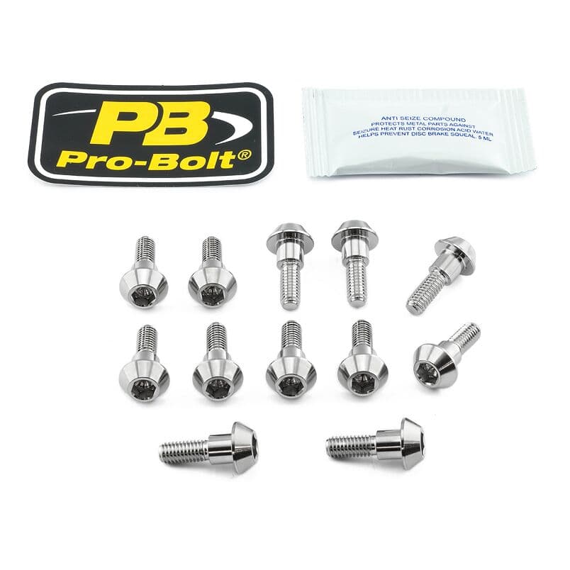 Stainless Steel Brake Rotor Mounting Bolt Kit