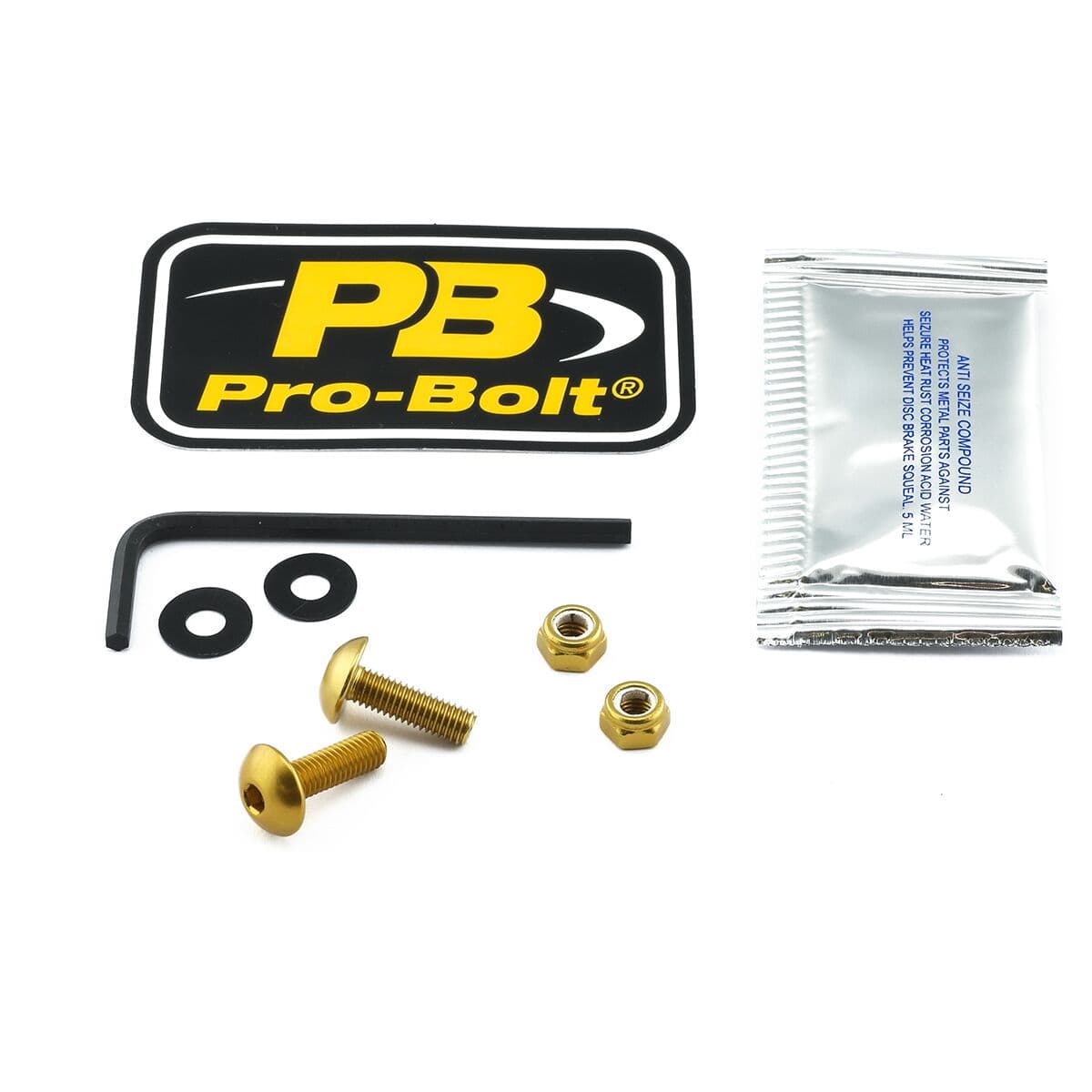 Aluminium License Plate Bolt Kit