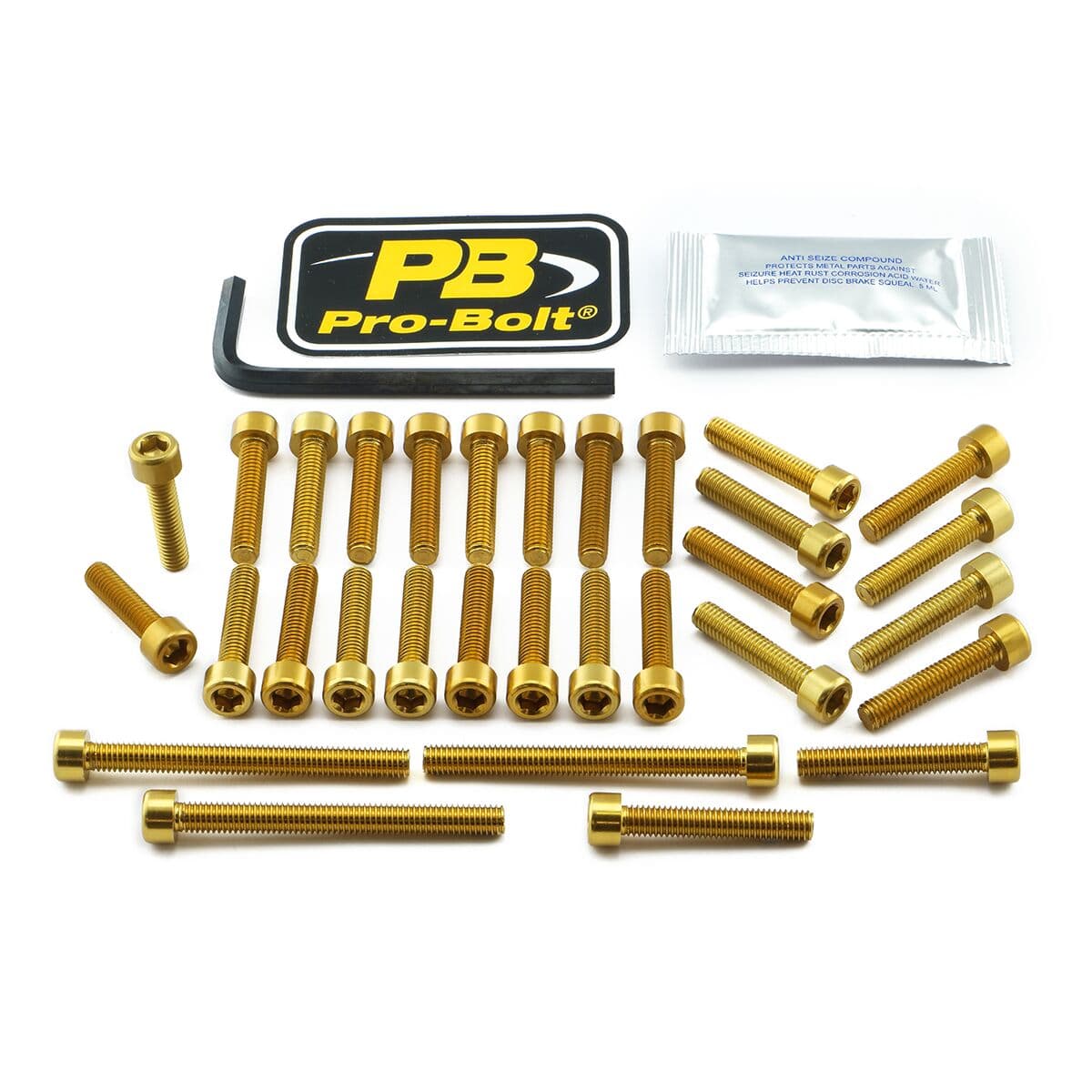 Kit șuruburi motor din aluminiu pentru Kawasaki