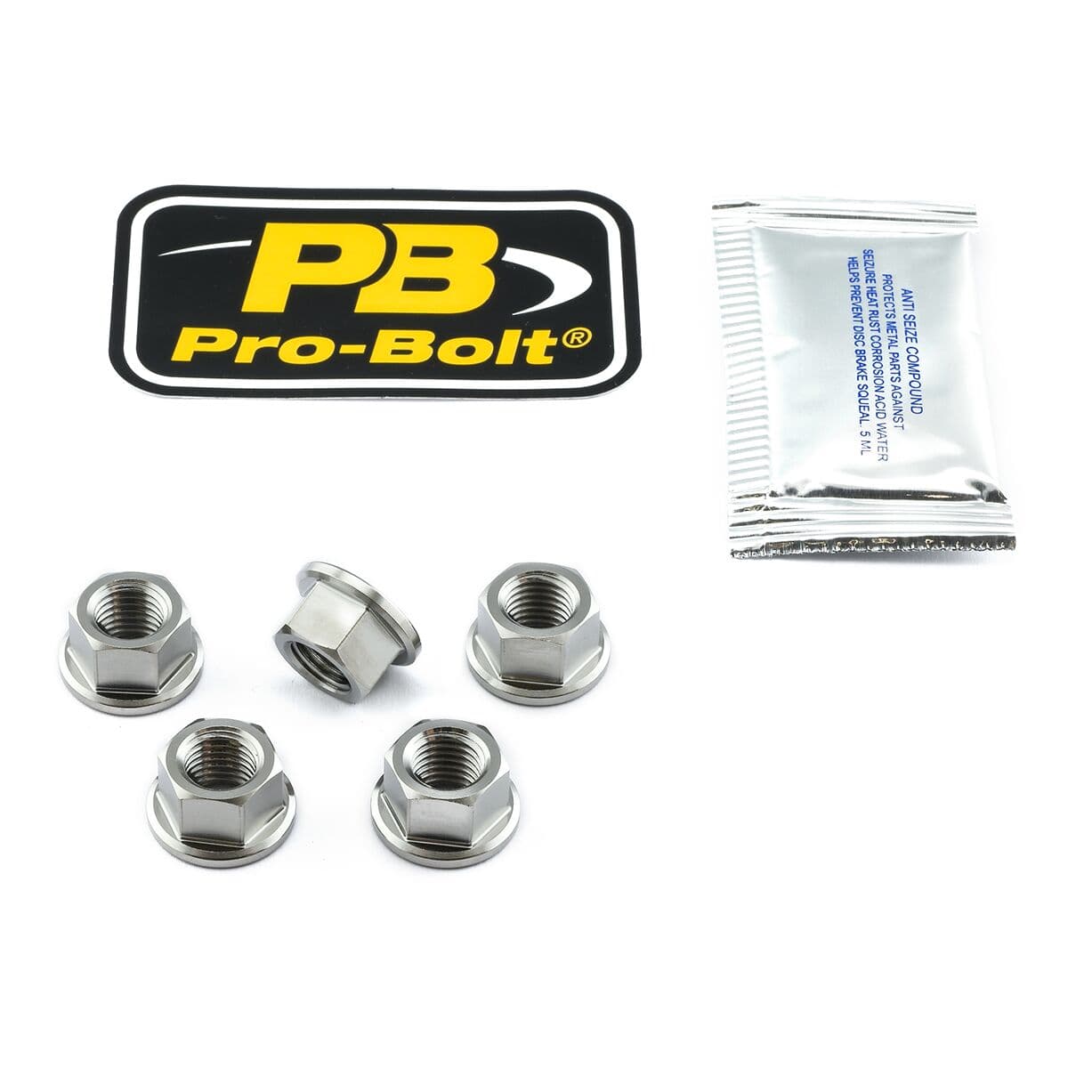 Titanium Sprocket Nuts