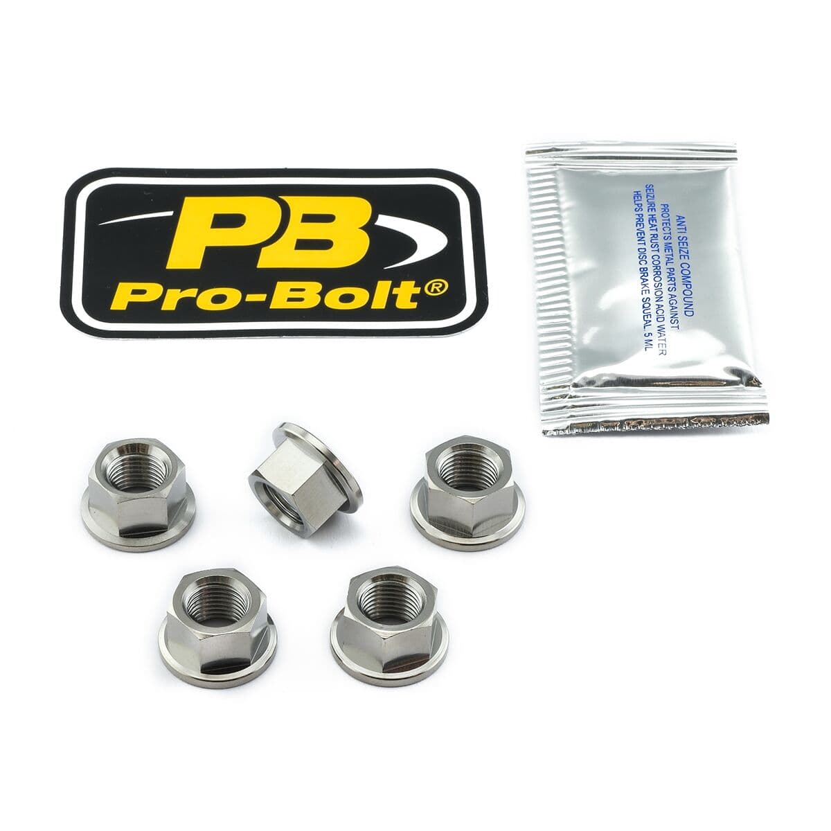 Titanium Sprocket Nuts