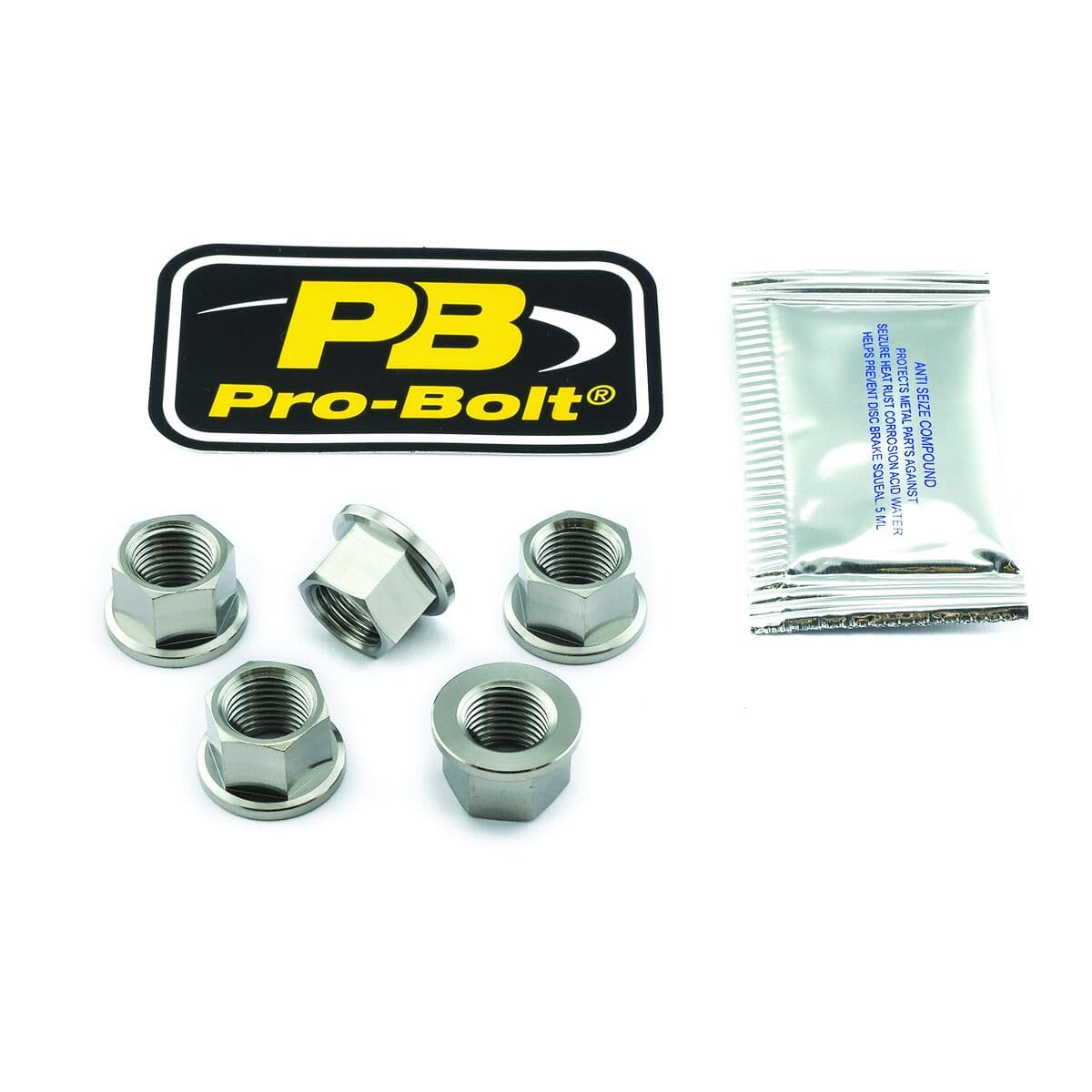 Titanium Sprocket Nuts