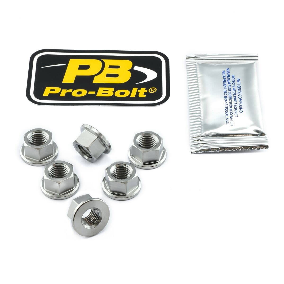 Titanium Sprocket Nuts