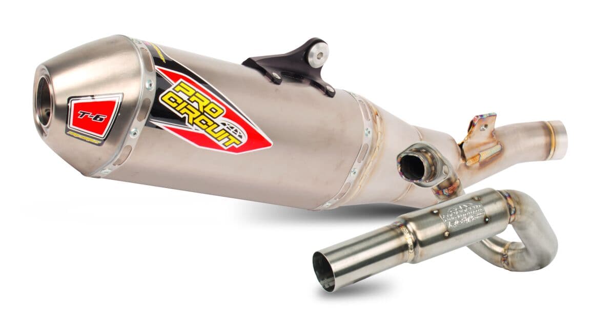 T-6 BC STAINLESS STEEL TITANIUM EXHAUST SYSTEM