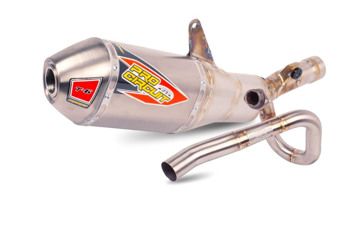 T-6 BC STAINLESS STEEL TITANIUM EXHAUST SYSTEM