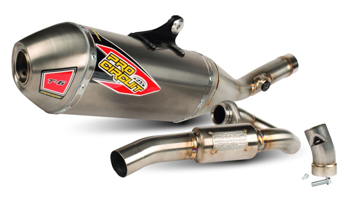 T-6 BC STAINLESS STEEL TITANIUM EXHAUST SYSTEM