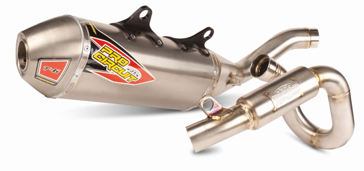 T-6 BC STAINLESS STEEL TITANIUM EXHAUST SYSTEM