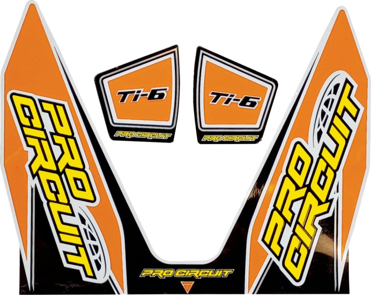 Ti-6 Exhaust Decals