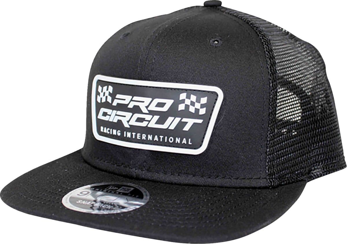 Checkered Flag Patch New Era Hat Black