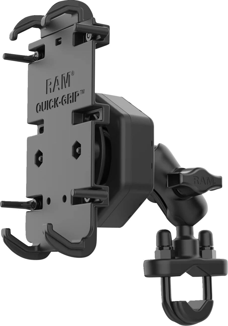 Quick Grip™ Phone Mount with U-Bolt Base