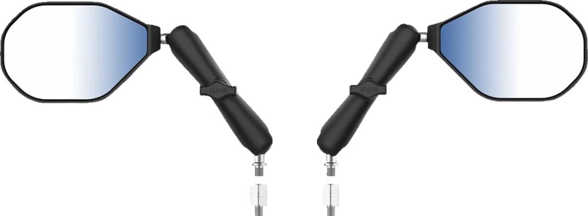 Tough-Mirror™ Kit with M10-1.25 Bases/M10-1.5 Adapters - Long Arm