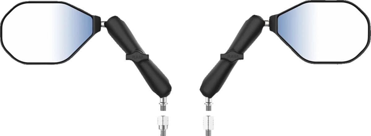 Tough-Mirror™ Kit with M10-1.25 Bases/Reverse Adapter - Long Arm