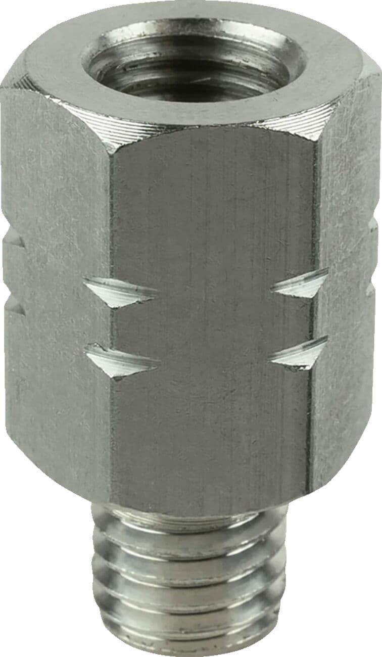 Female M10-1.25 to Male M10-1.5 Thread Adapter 20 mm Long