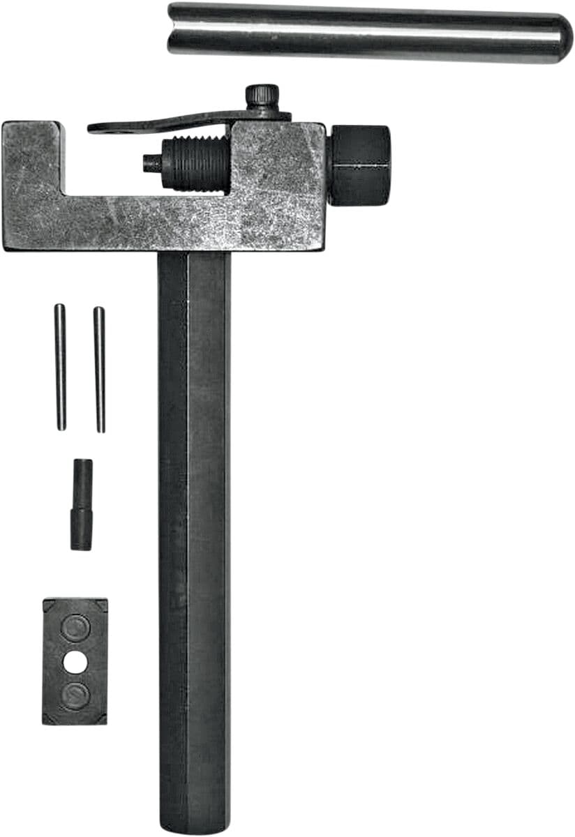 Compact Chain Assembly and Rivet Tool