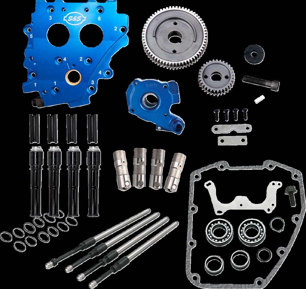 Cam Chest Kit without Cams for Gear Drive Twin Cam