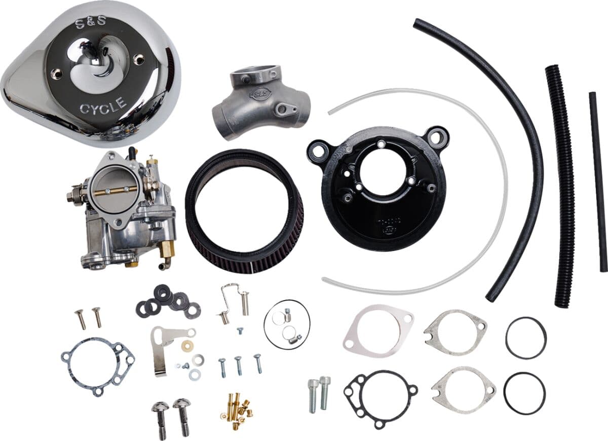 Super E Carburetor with Stealth Air Cleaner Kit