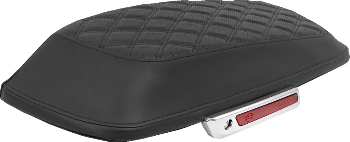 Lattice Stitched Saddlebag Lid Covers